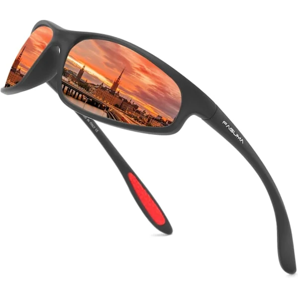 Polarized Sports Sunglasses for Men Cycling Driving Fishing 100% UV Protection