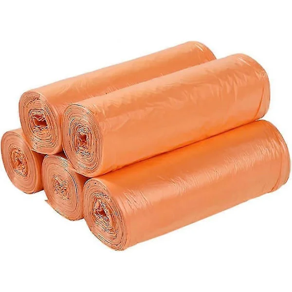 Small Trash Bags Strong Thickened Biodegradable Garbage Bags Waste Bin for Kitchen Office Home Bathroom Bedroom 100 Counts Random Color
