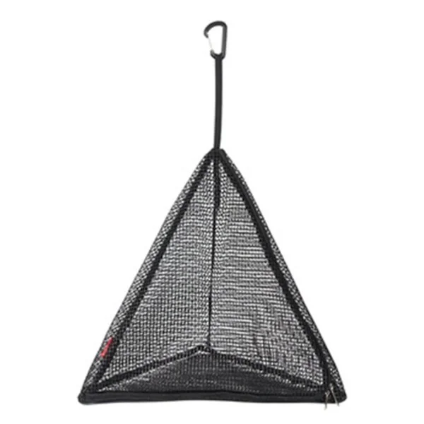 Stor utendørs glidelås mesh bag hengende trekantet oppbevaringskurv med krok sammenleggbar PVC Z41495