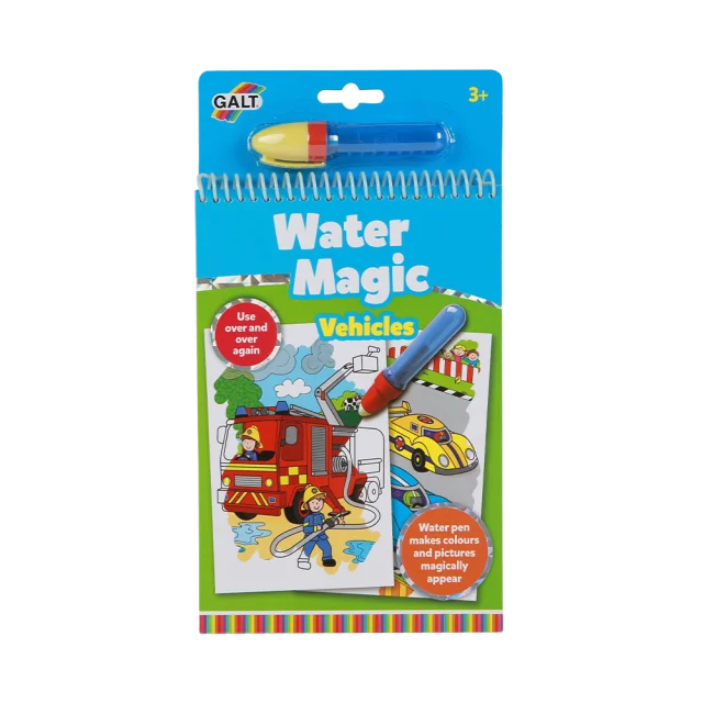GALT Vattenmålarbok Water Magic fordon Skapa & pyssla ONESIZE