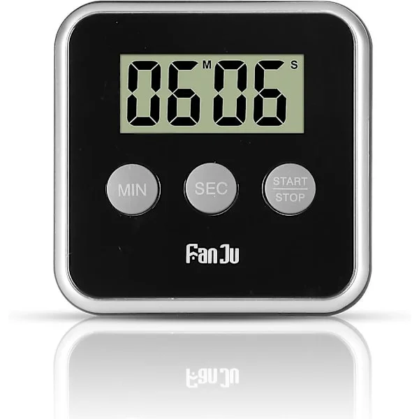 Egg Timer Digital Kjøkken Timer Med Stor Display/Høy Alarm/Magnetisk Bakside/Foldbar Stativ/Enkel Å Bruke Mini Nedtellingsalarm