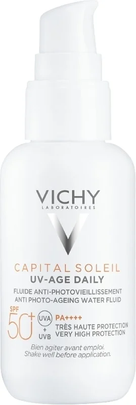 Vichy Capital Soleil Uv-age Daily SPF50+ 80 ml, Hudpleje, Solcreme & Solpleje, Solcreme
