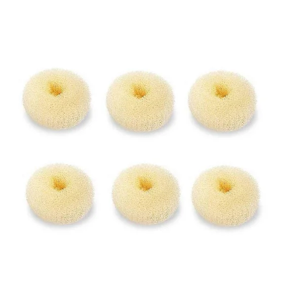 Extra Small Barn Maker för Barn, 6-pack Mini Donut Styler (Liten 2 ", Off-White)