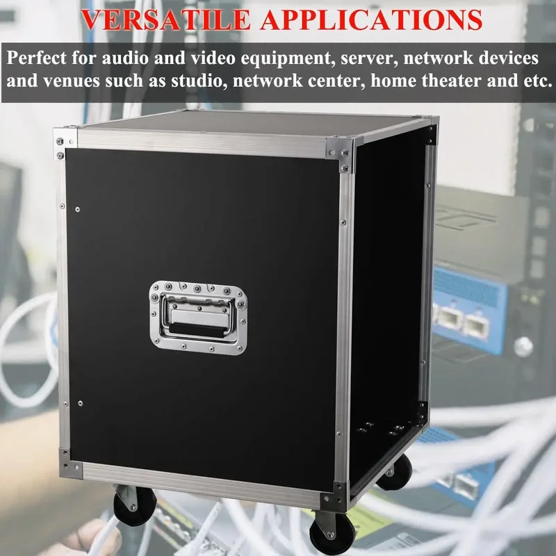 AliExpress - 12U Netzwerk-Rack Mobiler Server-Datenschrank Gehäuse-Rack mit Hochleistungsrollen für Audio-, Video- und Telekommunikationsgeräte
