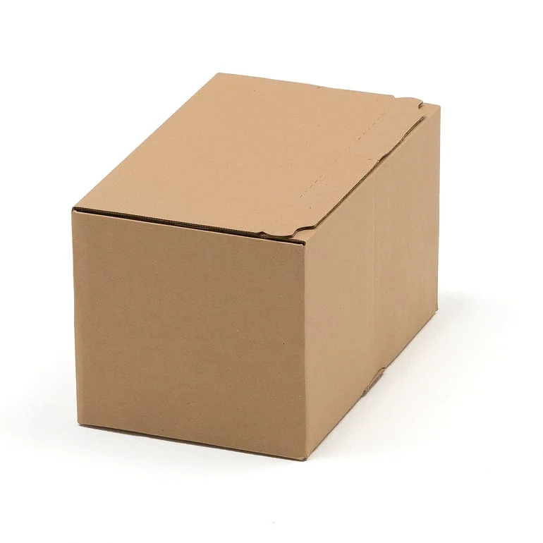 Pappeske med teipremse,, 25-pk, 284x184x167 mm