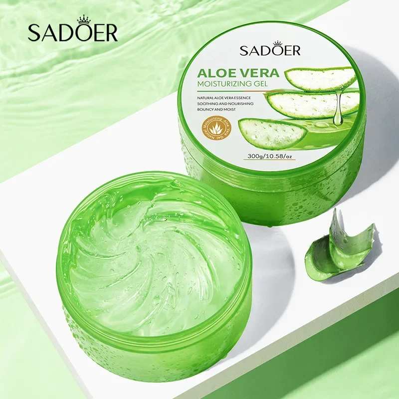 AliExpress - 300g Aloe Vera Feuchtigkeitsgel mit Vitamin C & Kollagen, Feuchtigkeitscreme, Nachtkerzenöl VE Beruhigendes Reparaturgel für Gesicht & 