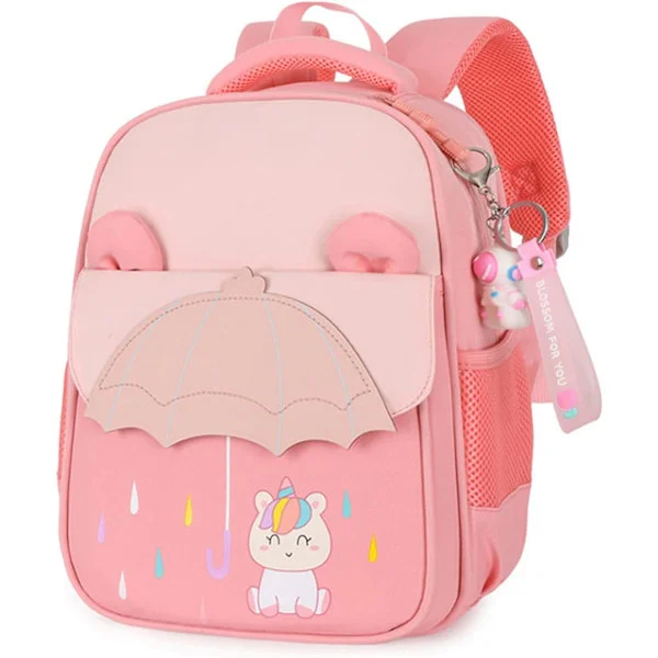 Kids Backpacks, Girls Backpack, Lightweight and Waterproof Breathable Kids Backpack with Chest Buckle, Ergonomic