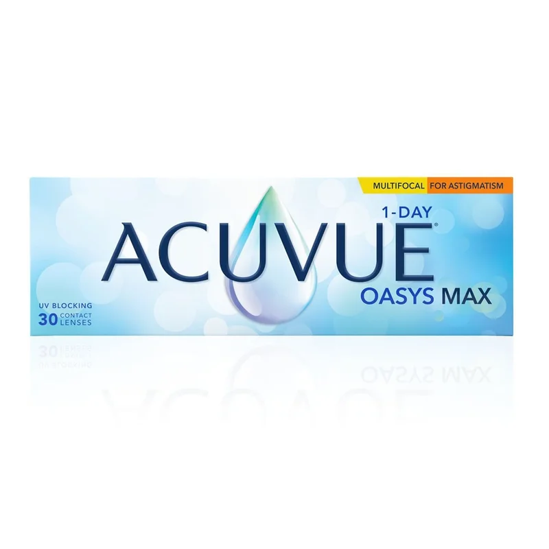 Acuvue Oasys Max 1-Day Multifocal for Astigmatism - 30/laatikko - Piilolinssit - Acuvue