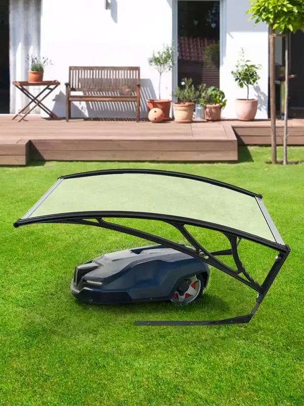 AliExpress - Roboter-Rasenmäher-Garagendach – Rasenmäher-Überdachung – Roboter-Rasenmäher-Schutz – UV-Schutz – Regen- und Windschutz 100*78*50cm