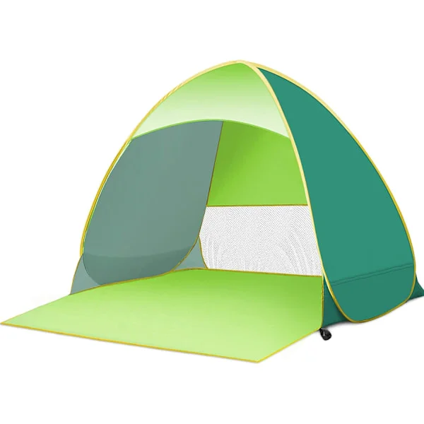 Pop Up Tält Strand Camping Tält Hopfällbart Utomhus Lättviktigt Vattentätt Tält