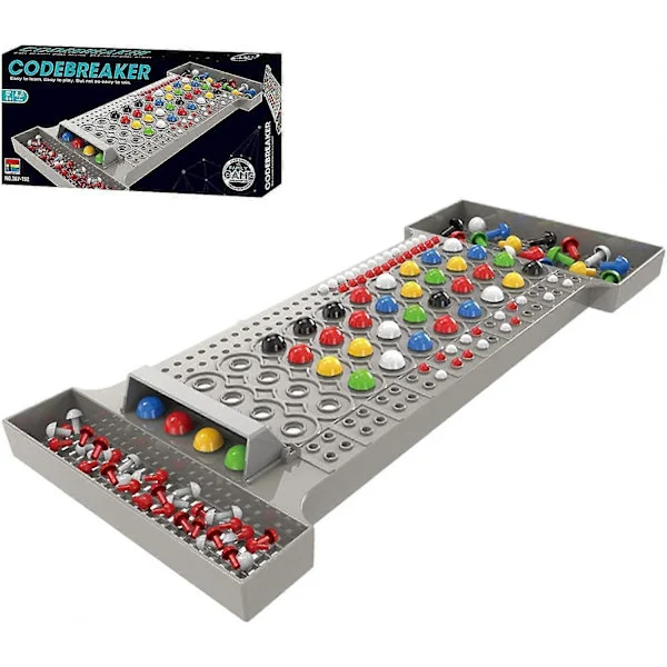 [LCS] Code Breaking Game, roligt hjärnpusselspelset - Mastermind-spel, resespel för barn med föräldrar för att träna logik