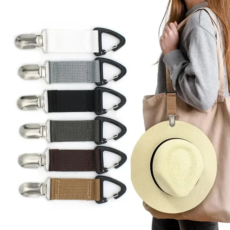AliExpress - Clip de chapeau de paille de voyage en plein air, clip de sac de compagnon de chapeau Portable, organisateur de gants d'extérieur 