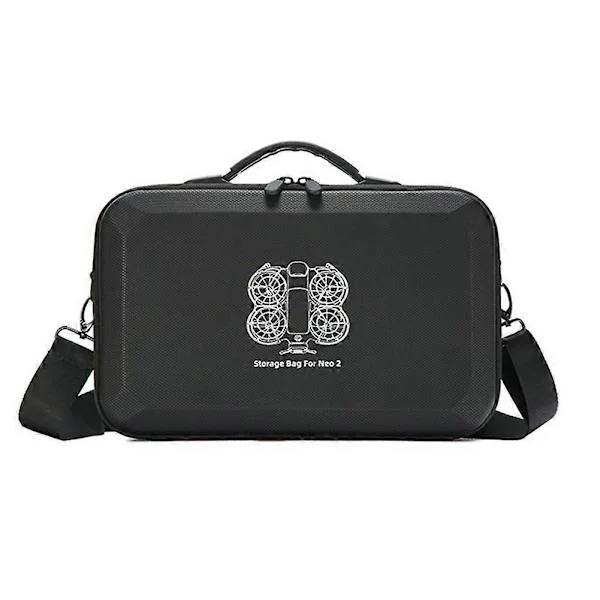 Förvaringsväska Kompatibel med DJI Neo 2 Drönare, Batteri, Skyddsfodral Kompatibel med DJI Neo 2 Fjärrkontroll, Handväska, NEO 2 Box, Svart