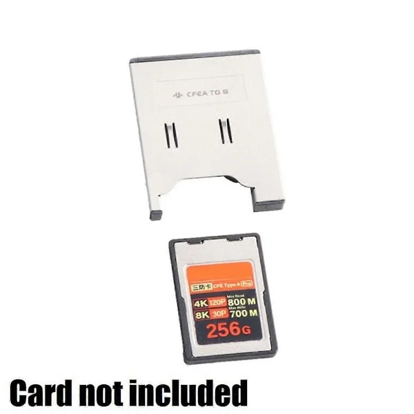 CFexpress Type A Minnekort til CFe Type B Kort Holder Adapter XQD Minnekort NVMe Konverter CFexA