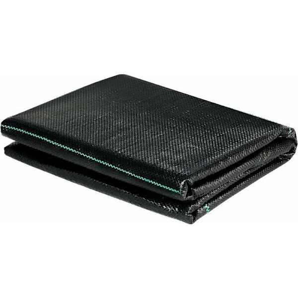 Ogräsduk 2m x 5m. Geotextil. Trädgårdsogräsduk. Svart jordbruksduk. Rotbarriär. Vattengenomsläpplig duk. UV-beständig