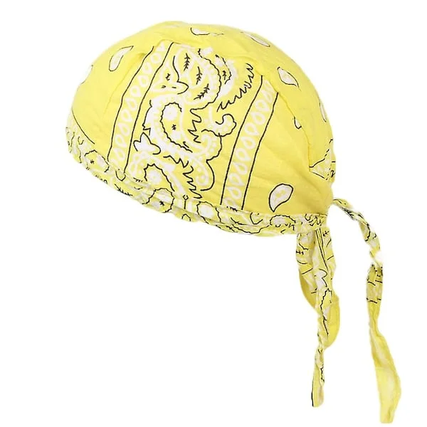 Bomull Herr Dam Pirater Cap Cykel Pannband Hatt Bandana huvudduk