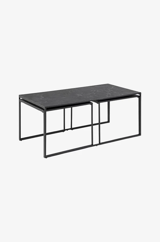 AC Design Furniture - Sohvapöydät Candela, kolmen pöydän setti - Musta - Sohvapöydät - - Homeroom