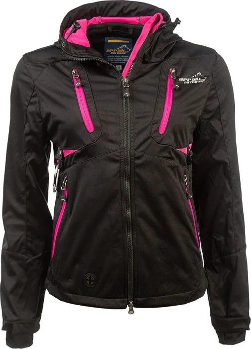 Arrak Outdoor Arrak Akka Lady naisten ulkoilutakki, musta/pinkki