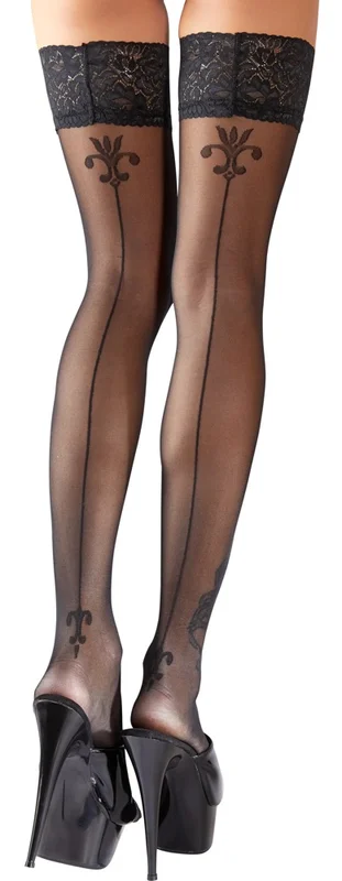 Koristeelliset stay-up sukat - Cottelli Collection