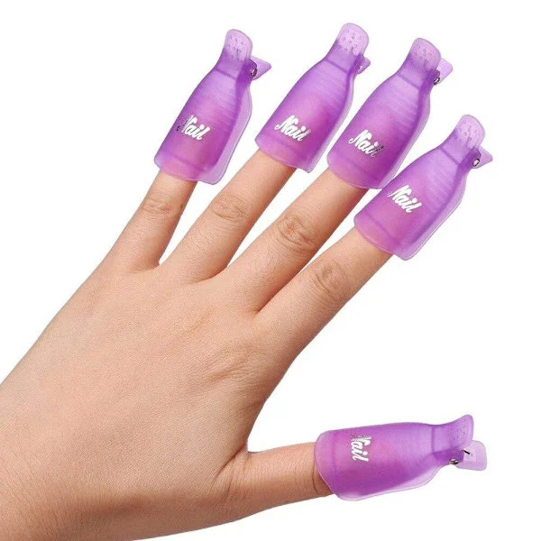 10-Pack - Nagellacksborttagning / Skydd Naglar Ta bort nagellack