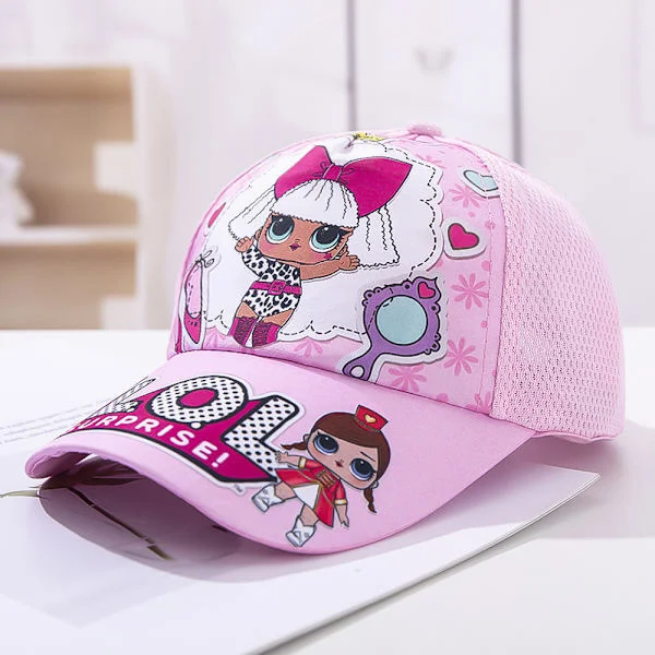 Mesh baseball kasket Snapback Trucker Hat Børn Pige Dreng Gave LOL Surprise LOL Surprise
