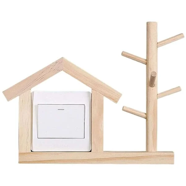 Dekorationsplattor Strömbrytare Kreativ Design Strömbrytare Dekorera Väggar Perfekt Dekor för Vardagsrum Sovrum Kök Kontor Skola Hem 8,6x8,6cm