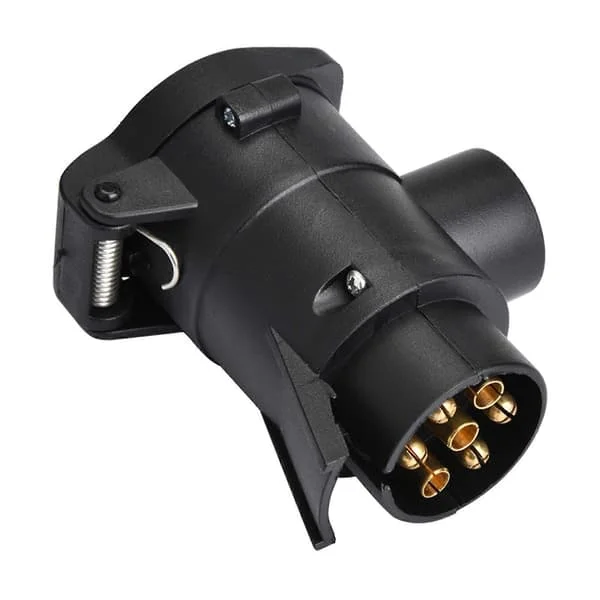 7 til 13-pins Bil Tilhenger Kontakt Adapter Omformer Campingvogn Tilhengerfeste 12V