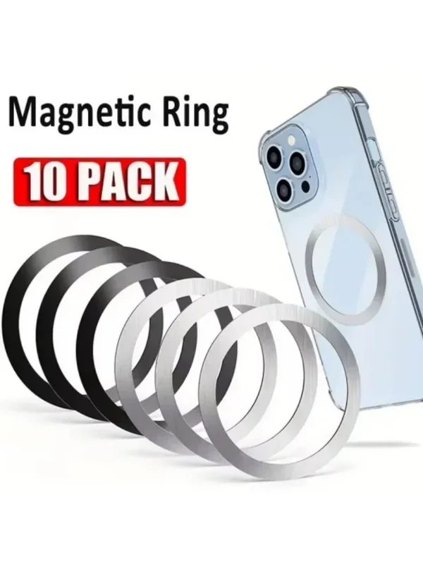 AliExpress - Anneau adaptateur magnétique autocollant magnétique universel, adapté à Magsafe IPhone, chargement sans fil, anneau rond en plaque 