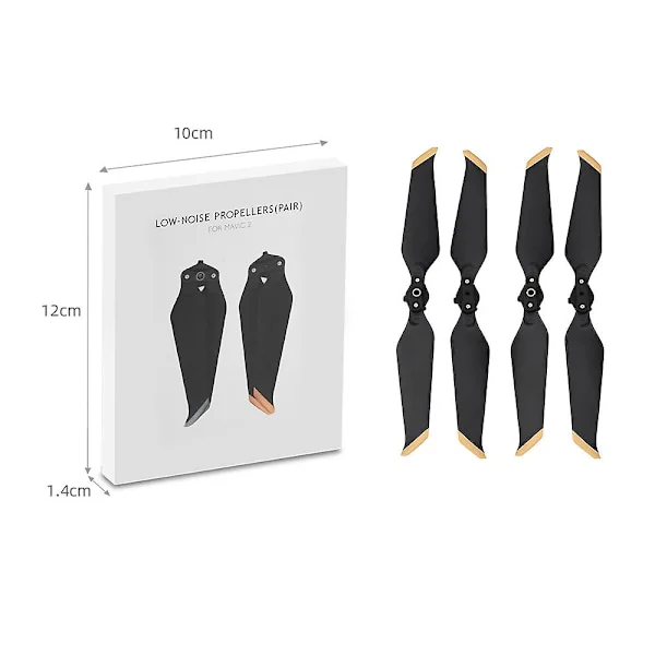 4 pcs Low-Noise Propellers Replacement Blades For DJI Mavic 2 Pro 8743F Drone (LGL)