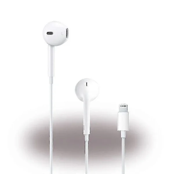 Apple hörlurar med kabel Mmtn2zm/a Lightning Earpods Stereo hörlurar Iphone 12 11/ Pro/ X Xs Xr /8/7 Ipad