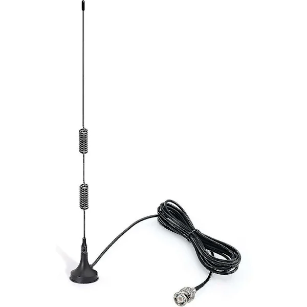 Ham Radio Poliisi Skanneri Antenni Amatööri Radio Mobiili Radio Skanneri Antenni Magneettinen Pohja BNC Uros Antenni Yhteensopiva