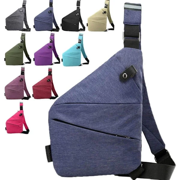 Anti-theft Backpack for Women, Anti-theft Backpack, Anti-theft Backpacks for Women, Anti-theft Travel Backpack Right Shoulder Blue