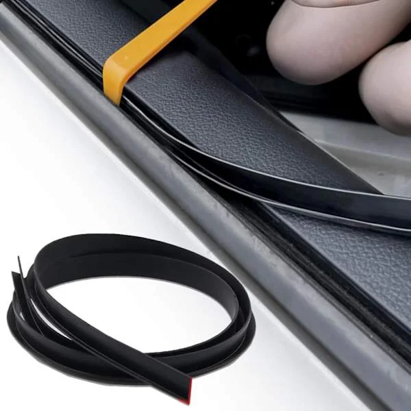4M/13.1FT Car Window Seal Strip Car Window Weatherstrip Sealing Strip Universal Auto Window Rubber Draft Seal with Installation Tool (V-shape)