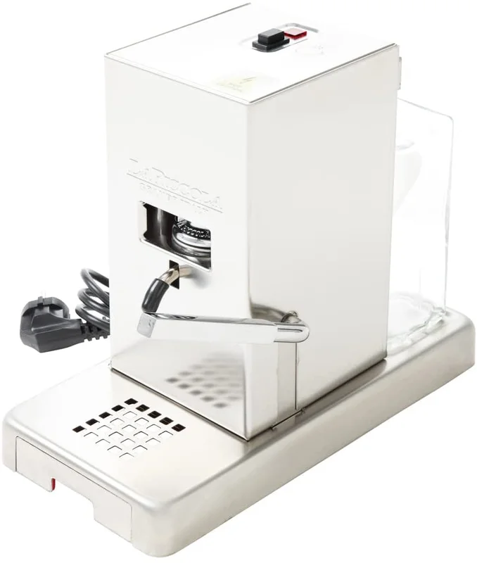 La Piccola espressokone ESE-kapseleille Piccola Satinata ruostumaton teräs La Piccola espressokone ESE-kapseleille Piccola Satinata ruostumaton teräs