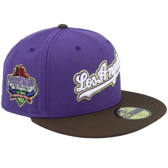 New Era - MLB Nachový fitted Kšiltovka - Los Angeles Dodgers Coast To Coast 59FIFTY 40th Anniversary New Orchid Pink Fitted @ Hatstore