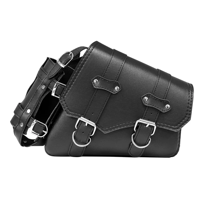 AliExpress - Sac de moto pour Harley Sportster Honda Suzuki Yamaha Kawasaki, sac de selle de moto en cuir, sacs latéraux étanches, pochette à outils