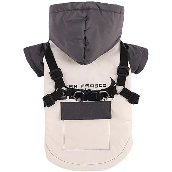 Dog Coats with Harness Small Dog Coats Winter Dog Coat Waterproof