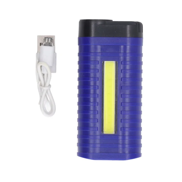 Ulkovalaisin kynäpidikkeellä LED COB kaksoisvalolähde taskulamppu USB-lataus työvalaisin