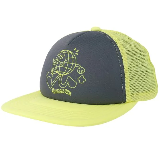 Quiksilver - Svart trucker Caps - Classic Foam 2 Iron Gate A-Frame Trucker @ Hatstore