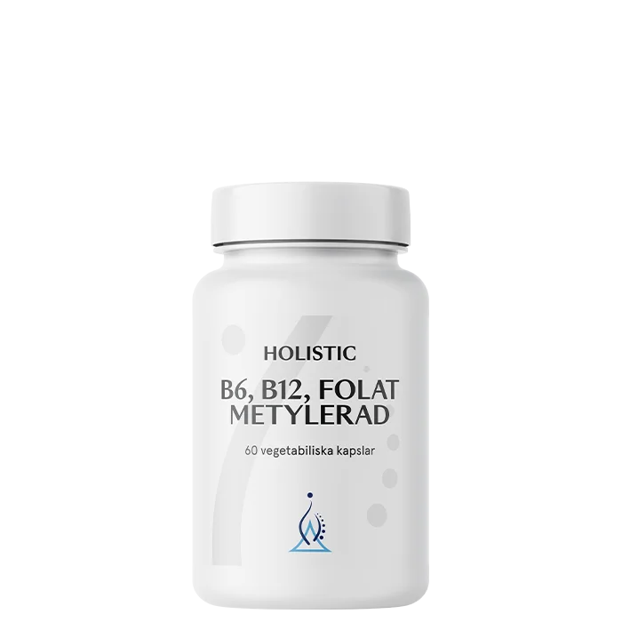 Holistic B6 B12 Folat Metylert 60 kapsler