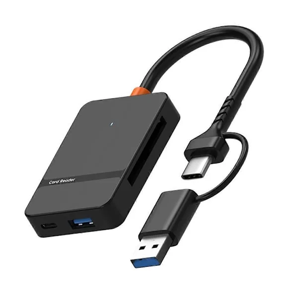 USB 3.0 Kortläsare SD Micro-SD TF MS Compact Flash Kortadapter för Laptop PC Multi Kortläsare Ca
