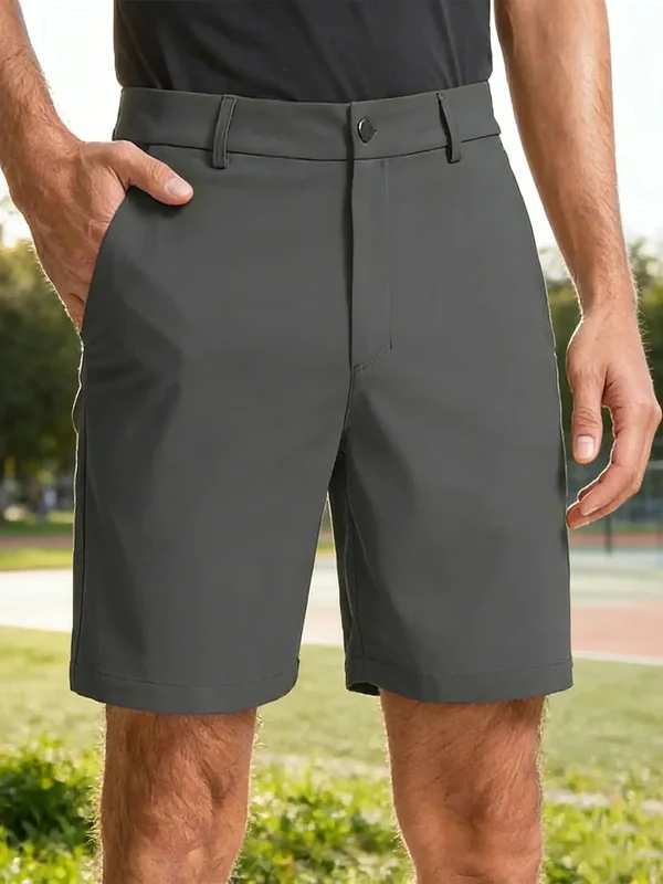 AliExpress - Shapershark Short décontracté pour homme Pantalon d'affaires et de golf Coupe respirante et décontractée avec poche zippée rapide Short 