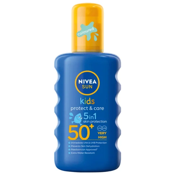 Nivea Protect & Care Spf50 Solspray Til Børn