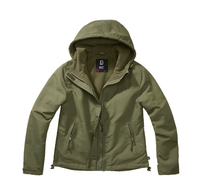 Bunda Brandit Brandit Windbreaker Frontzip Dámská Olivová M