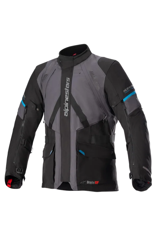 Motorradjacke Alpinestars Monteira Drystar XF Teergrau/Schwarz/Methylblau M