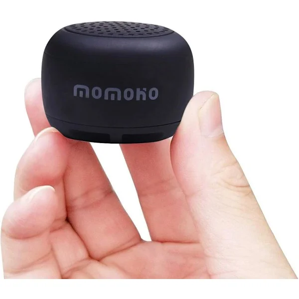 Den Mindste Mini Bluetooth Højttaler - Momoho BTS0011 Trådløs Lille Bluetooth Højttaler, Bærbar Højttaler til Hjem/Udendørs/Rejser, Genopladelig
