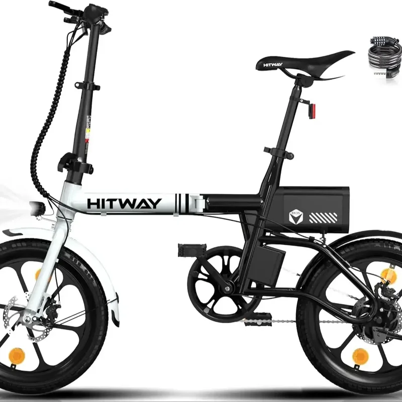 AliExpress - HITWAY BK 35S Elektrofahrrad, 16-Zoll-E-Bike, 250W City E-Bike, maximale Reichweite 25-60KM, für Damen und Herren