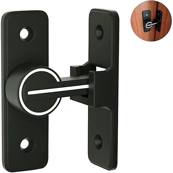 Dörrhandtagslås - Babysäkerhet - Dörrhandtagslås - Barnlås Dörr - Lås för dig själv - Även för husdjur - Svart - 80*46*25mm - Metall