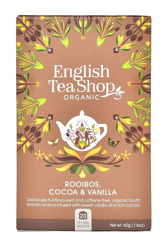 English Tea Shop Chocolate, Rooibos & Vanilla Ø 20 stk., Helse & Madvarer, Te, Frugtte