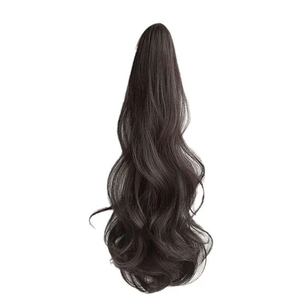 Piger Kort Krøllet Hestehale Clip On Hestehale Hårtilbehør Hestehale N5X7